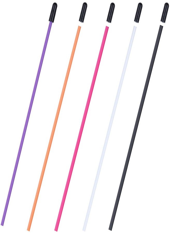 Hobbypark 5-Pack HobbyPark Multicolor Plastic Antenna Tube with Cap for RC Model Cars Boats 2.4G Receivers - Image 1